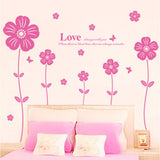 Pink Love Flowers