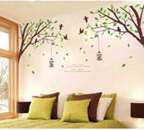 Falling Leaves Birds & Cage Giant Size - Double Sheet