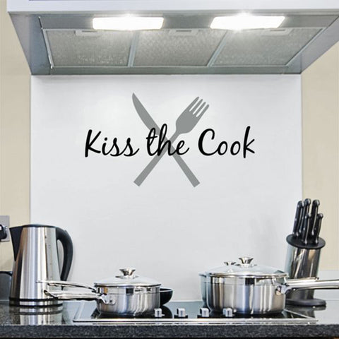 Kitchen Quote Kiss the Cook