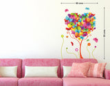 Butterflies Trees Colourful Beautiful Art Living Area Hall Decoration Vinyl