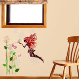 Fairy Beautiful Girls Room Design with Plants in Garden Vinyl