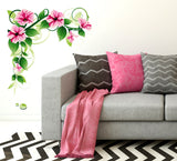 Floral Vine Morning Glowers TV Background LCE LED Border Design