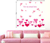 Hearts in Pink for My Sweet Love Sofa Backdrop Love Design Bedroom Design