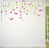 Sofa Background Lovely Hearts Hanging from Vines Living Room Design