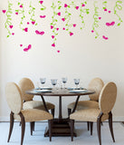 Sofa Background Lovely Hearts Hanging from Vines Living Room Design