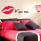 Kiss Me Red Lips Bedroom Design