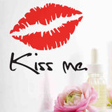 Kiss Me Red Lips Bedroom Design