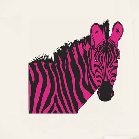 Pink Zebra Face