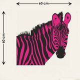 Pink Zebra Face