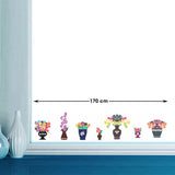 Window Sill Pots with Flowers