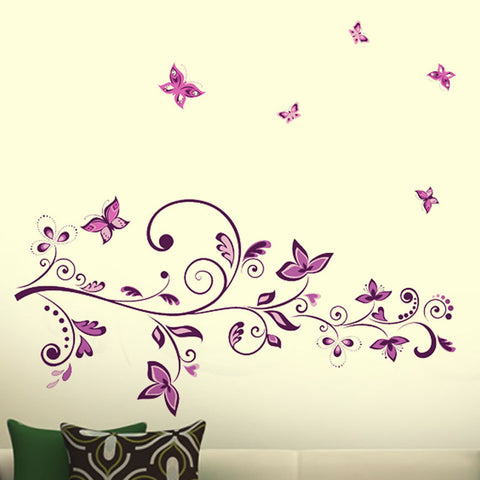 Purple Floral Art