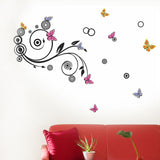 Spiral Design with Butterflies