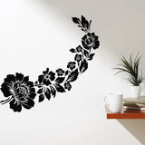 Black Floral Pattern