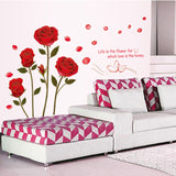 Bedroom Romantic Rose Flowers