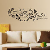 Live Laugh and Love Wall Quote Family