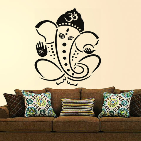 Pious Black Lord Ganesha Design