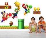 Super Mario Game Wall Decal for Kids Room Baby Room Cartoon Vinyl