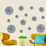 Antique Blue Motifs