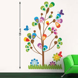 Triangular Leaves Cartoon Tree