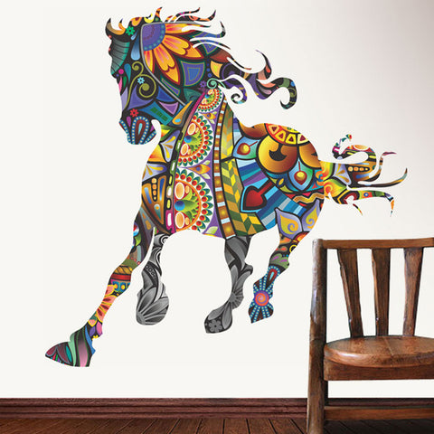 Running Horse with Art