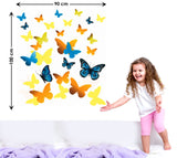 I Love Butterflies Wall Stickers