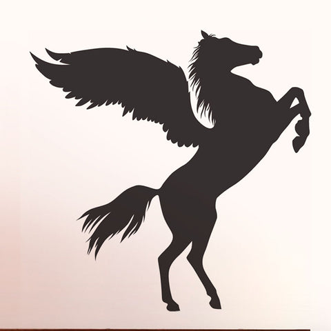 Wings of Horse Silhouette