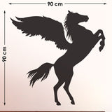 Wings of Horse Silhouette