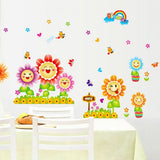 Baby Room Smiling Sunflowers Colourful