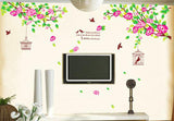 LCD TV Backdrop Hibiscus Flowers