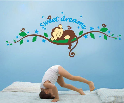 Sweet Dreams Sleeping Monkey Nursery