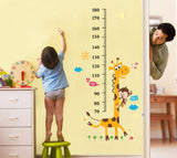 Kids Giraffe Height Chart Removable Large Vinyl