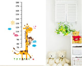 Kids Giraffe Height Chart Removable Large Vinyl