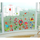 Border Design Colorful Fun Flowers