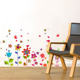 Border Design Colorful Fun Flowers